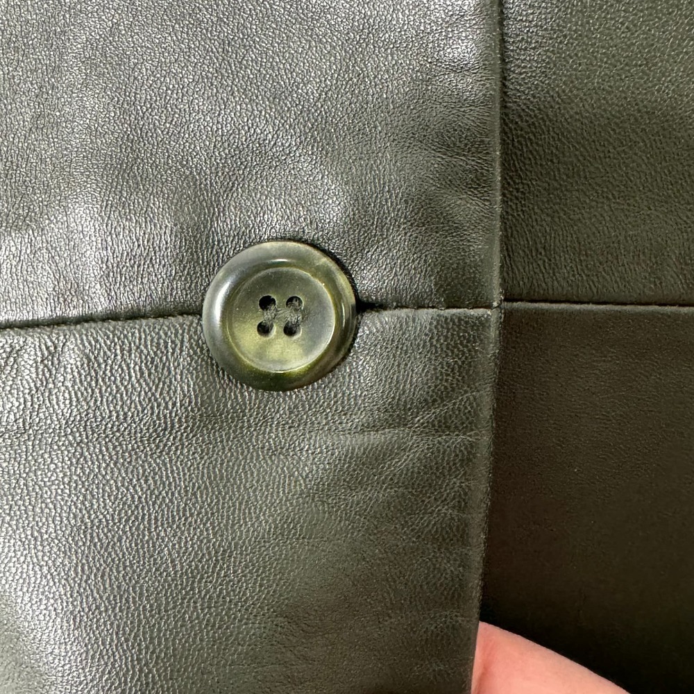 Pendleton Leather Button Front Jacket - image 4